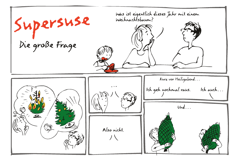 [Cartoon: Die gro&szlig;e Frage]